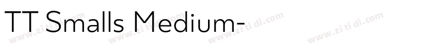 TT Smalls Medium字体转换 TT Smalls Medium字体转换
